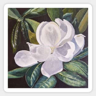 Magnolia Painting Sticker